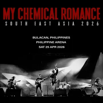 My Chemical Romance South East Asia 2026 Tour In Bulacan