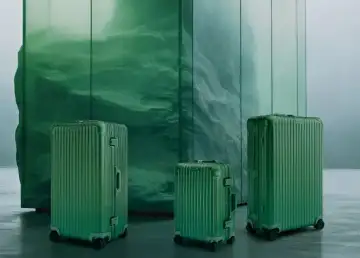 RIMOWA Unveils New Emerald Green Luggage Collection