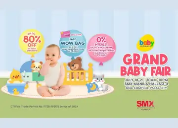 Stock Up on Your Baby’s Needs at The Grand Baby Fair on July 18-21!