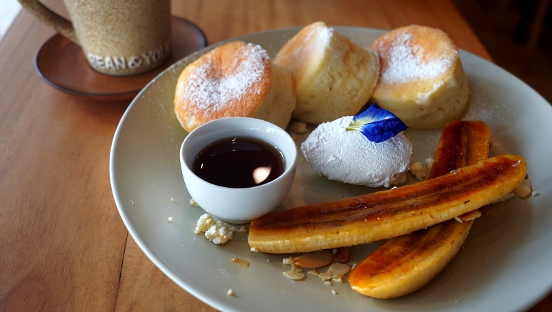 Bean & Yolk's Ricotta Pancakes