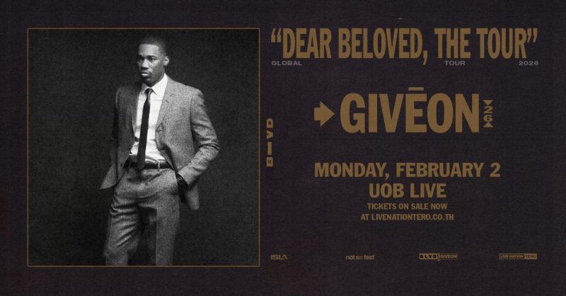 GIVEON - DEAR BELOVED, THE TOUR in… | The Beat Bangkok