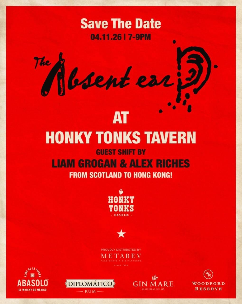 Honky Tonks x The Absent Ear Takeover