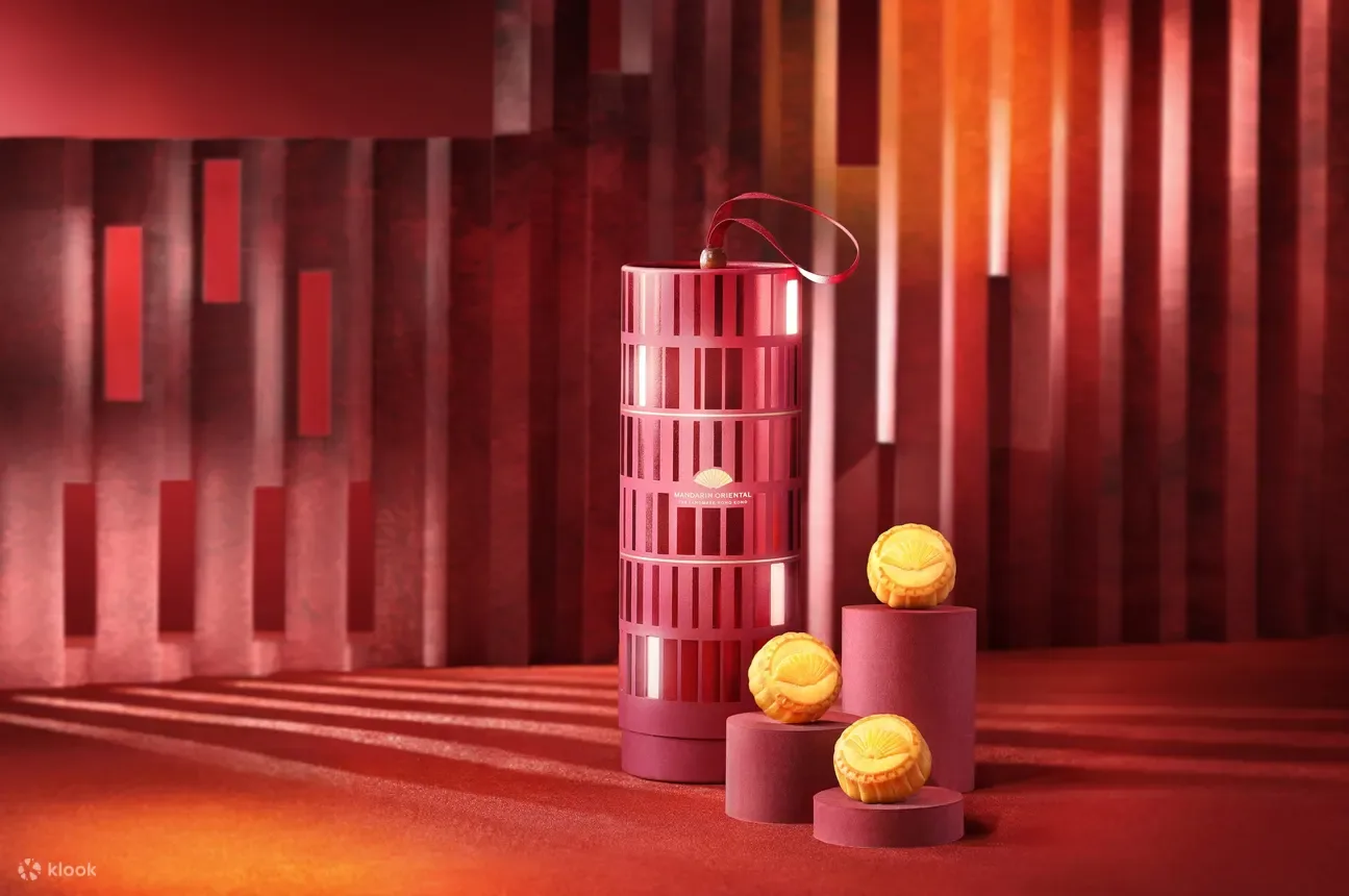 Mid-Autumn Festival 2026 The Lantern of Woven Stone Mooncake Box - Mandarin Oriental The Landmark, Hong Kong