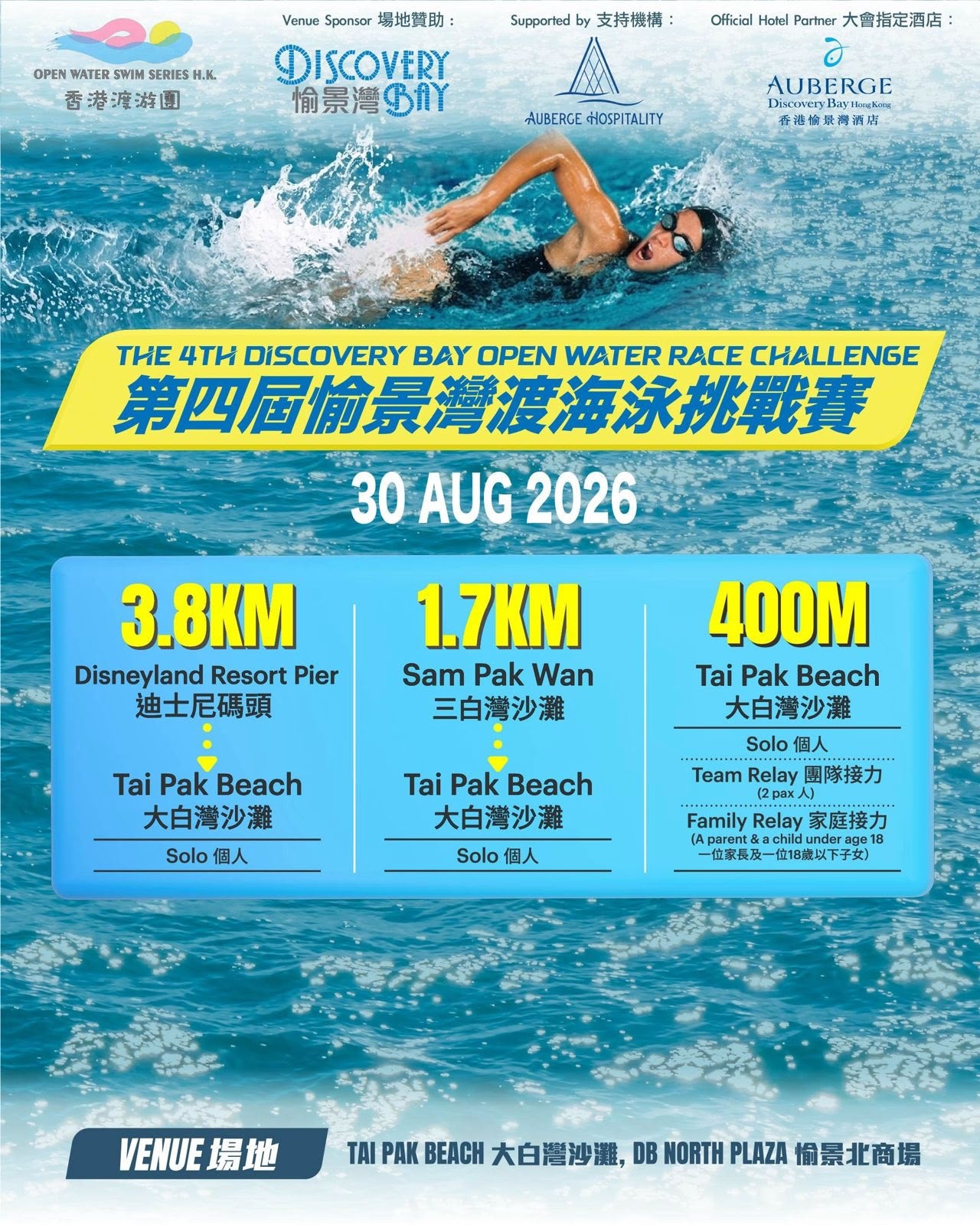 The 4th Discovery Bay Open Water Race Challenge