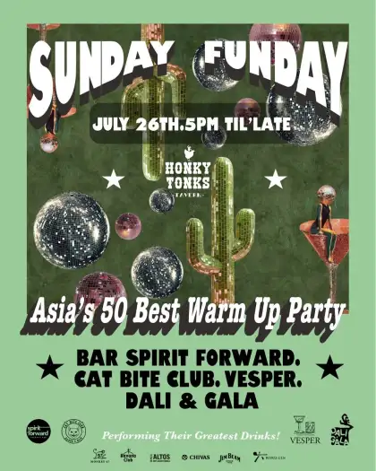 3 Sunday Funday: Asia's 50 Best Warm Up Party