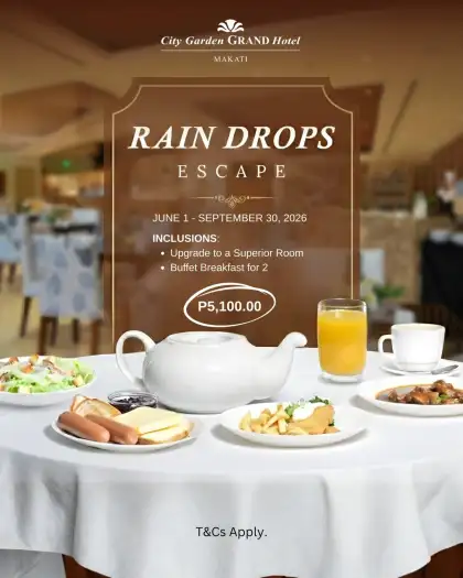 City Garden Grand Hotel Rain Drop Escape 1