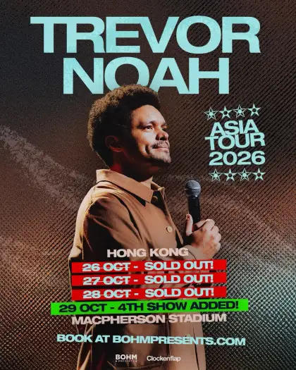 Trevor Noah Live in Hong Kong 2026 2