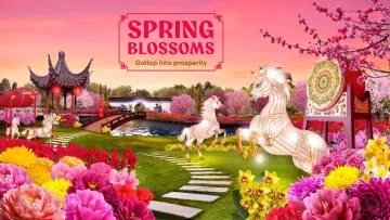 Spring Blossoms Gallop into Prosperity