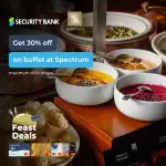 Spectrum - 30% OFF with Security Bank