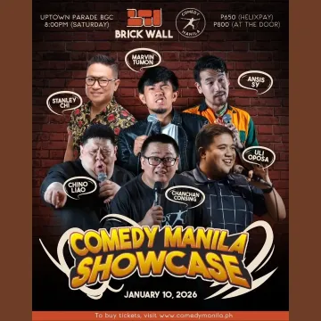 COMEDY MANILA SHOWCASE JAN 10