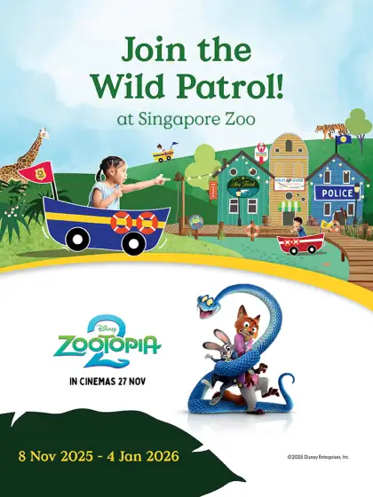 Join the Wild Patrol Disneys Zootopia 2 at Singapore Zoo