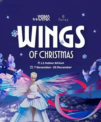 Wings of Christmas Exhibition of Sustainable Couture Adorned Barbie Dolls