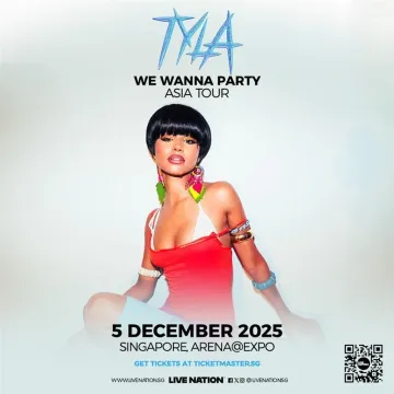 Tyla We Wanna Party Asia in Singapore