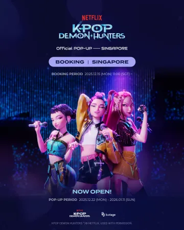 K Pop Demon Hunters Global Pop Up in Singapore