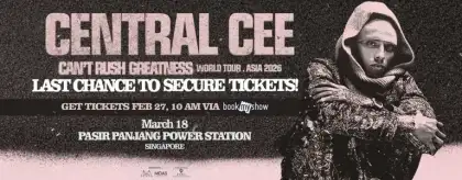 Central Cee CAN T RUSH GREATNESS World Tour Asia 2026