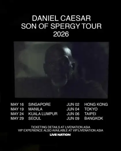 6 Daniel Caesar 'Son of Spergy Tour' in Hong Kong