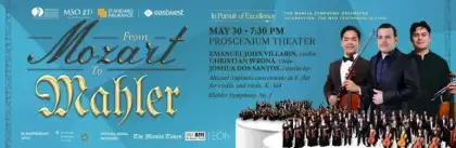 3 From Mozart To Mahler Concert