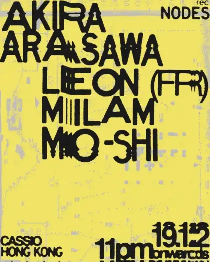 5 NODES REC. crew + AKIRA ARASAWA