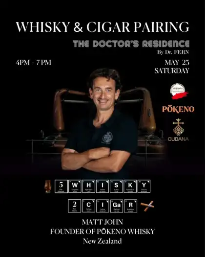 1 Whisky & Cigar Pairing Night at The Doctor’s Residence