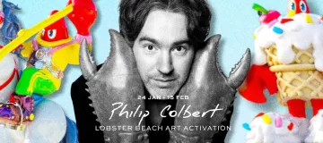 Lobster Beach Art Exhibition by Philip Colbert at Tanjong Beach Club 1