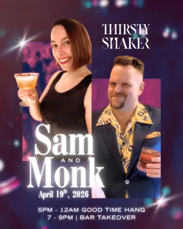Sam and Monk Guest Shift at Thristy Shaker 1