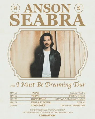 Anson Seabra The I Must Be Dreaming Tour Hong Kong 1