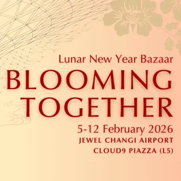 Blooming Together 2026 Lunar New Year Bazaar at Jewel Changi
