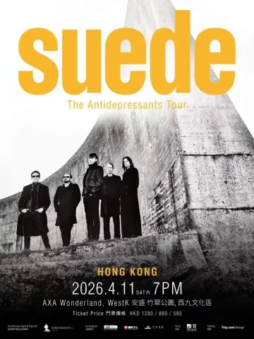 Suede The Antidepressants Tour in Hong Kong 1