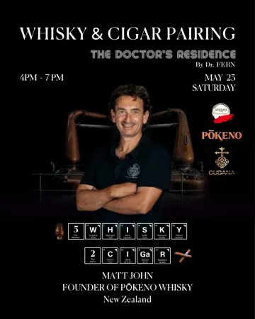 Whisky Cigar Pairing Night at The Doctors Residence 1