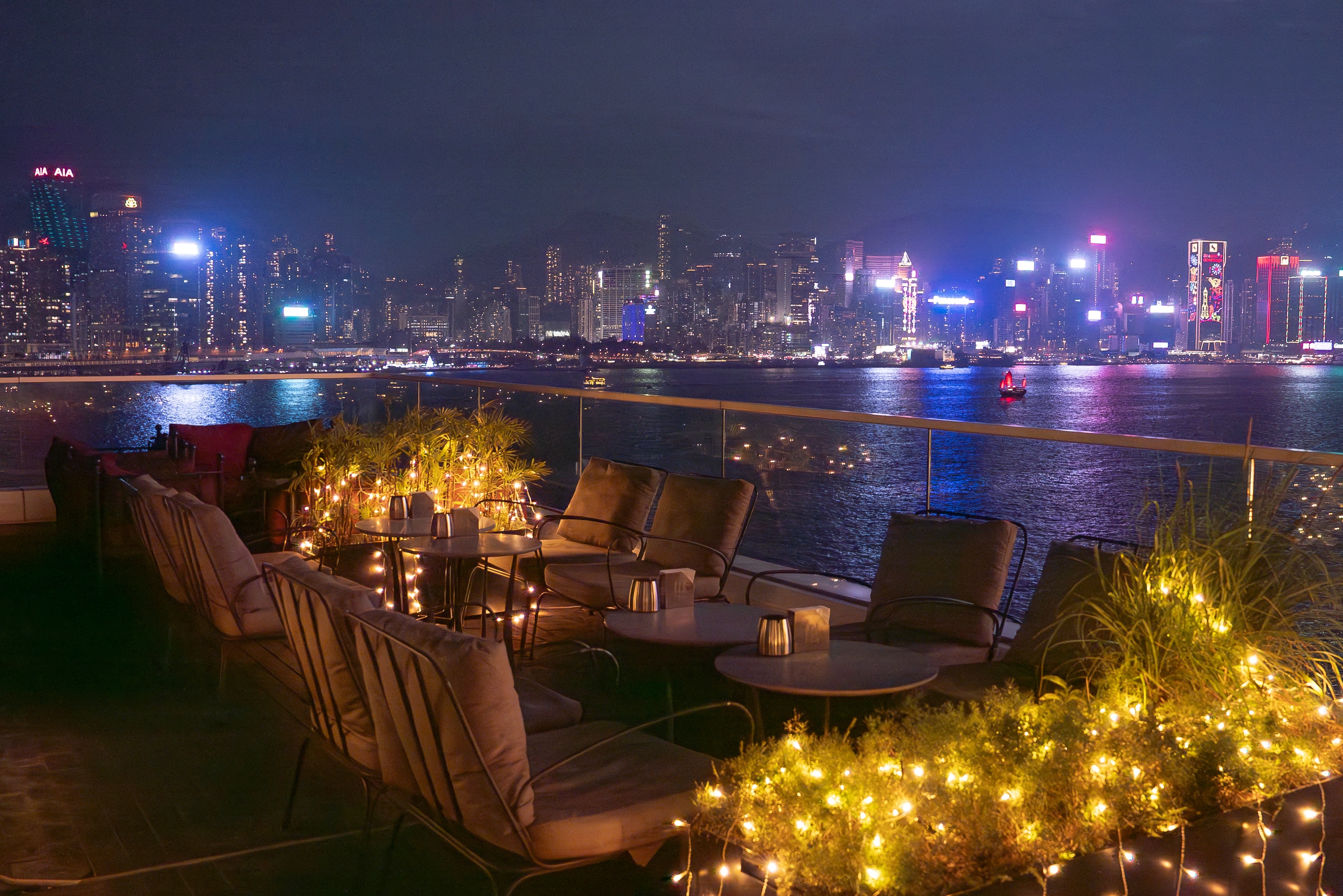 Outdoor Terrace Night View