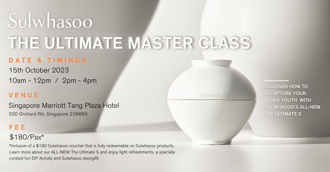 Ultimate Sulwhasoo Masterclass Sulwhasoo