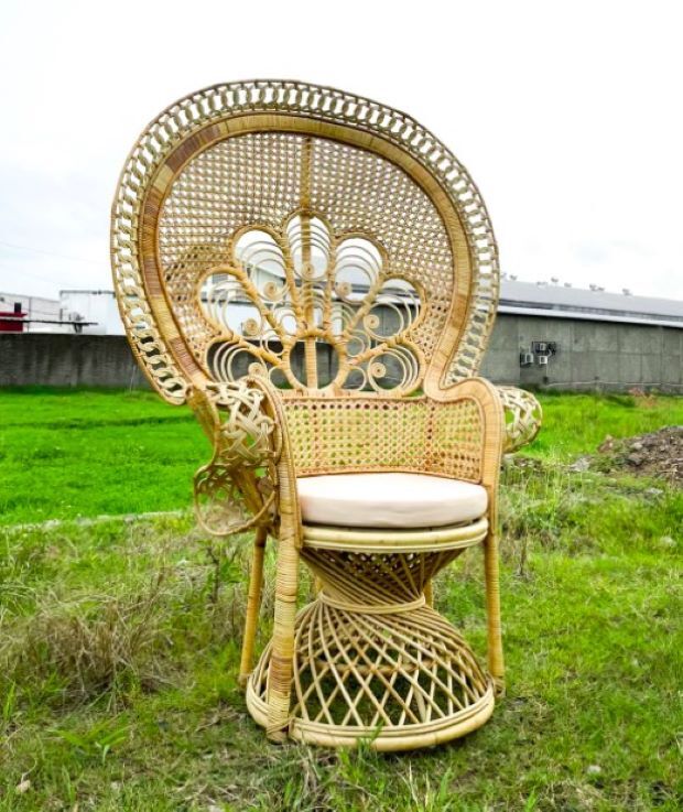 Hemma Lady Peacock Rattan Chair