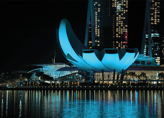 Singapore Illuminates 54 Buildings on World Water Day