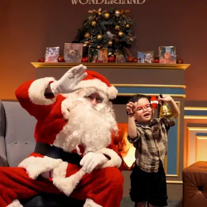 Christmas Wonderland at Gardens by the Bay’s Meet Santa