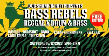 Bass Rebels Gig Kult Yard Singapore