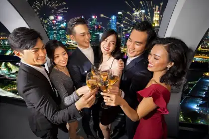 Singapore Flyer New Year's Eve Champagne Party 2024
