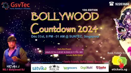 Bollywood Countdown Party Singapore