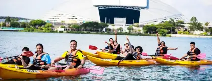 Kayaking and Canoeing at the Water Sports Centre Singapore