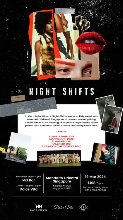 Night Shifts - Mandarin Oriental Singapore