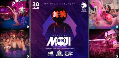 9. Tipsy Unicorn Beach Club ft. MOJI