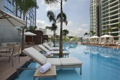 Oasia Hotel Novena Pool Area
