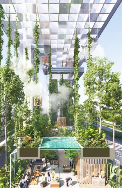 Hotel Indigo Changi Airport - Floating Forest