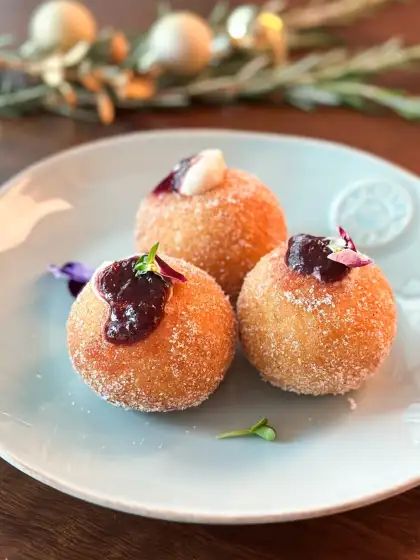 Wild Honey's Eggnog Doughnuts