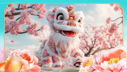 Resorts World Sentosa Lion Dance Promotional Artwork