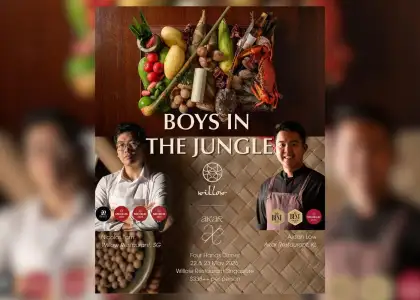 Boys in the Jungle Four Hands Dinner poster