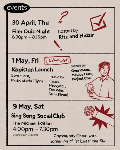 Housewarming party lineup and schedule