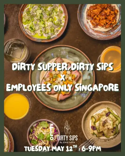 Employees Only x Dirty Supper, Dirty Sips event poster
