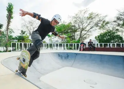 Singapore Largest Outdoor Skate Park Opens in Lakeside Garden 1