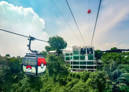 Pokemon Singapore Cable Car 2023 1
