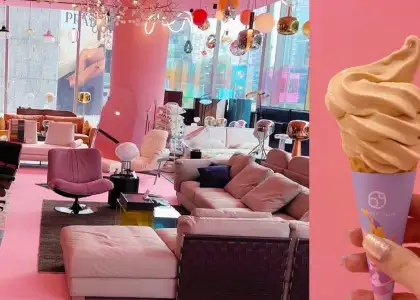 Planet plus pink cafe opening